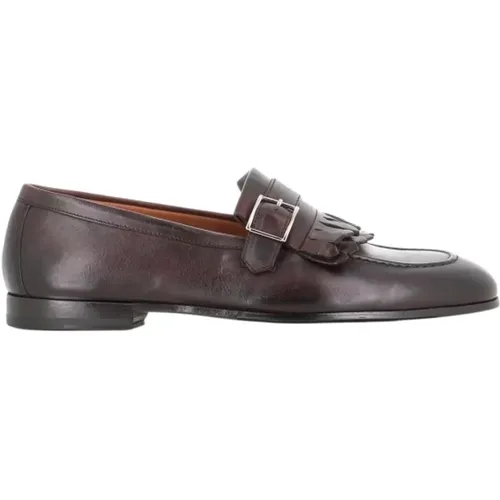 Classic Fringed Buckle Loafers , male, Sizes: 6 1/2 UK, 11 UK, 10 1/2 UK, 8 UK, 7 UK, 6 UK, 7 1/2 UK, 8 1/2 UK, 10 UK - Doucal's - Modalova
