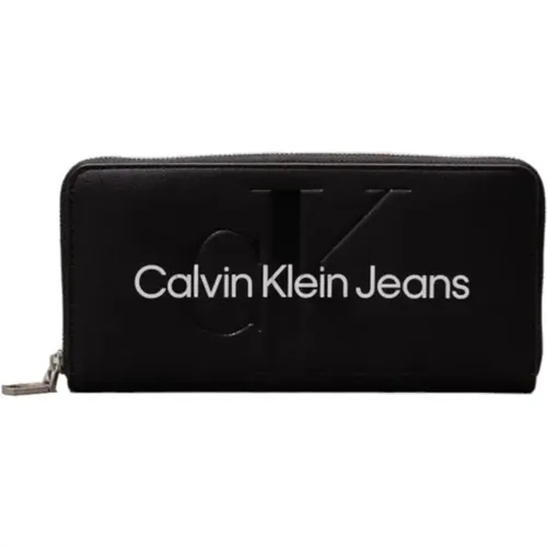 Fashion Wallet with Zipper , female, Sizes: ONE SIZE - Calvin Klein - Modalova