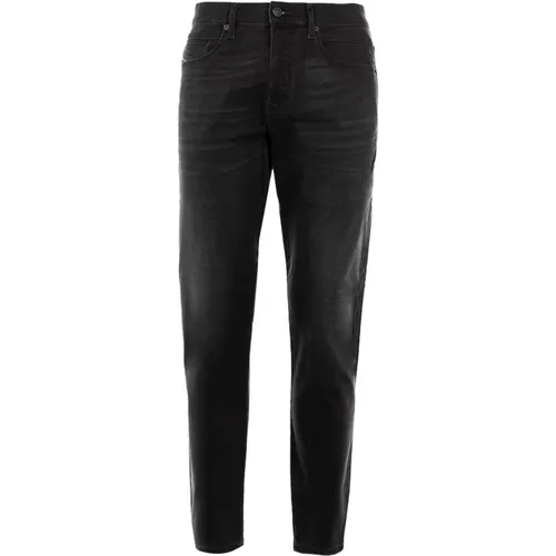 Mens Jeans D-Fining Grey Denim , male, Sizes: M - Diesel - Modalova