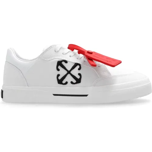 Off , Neue niedrige vulkanisierte Sneakers , Damen, Größe: 36 EU - Off White - Modalova