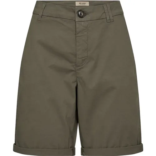 Casual Sommer Shorts & Knickers Dusty Olive , Damen, Größe: W26 - MOS MOSH - Modalova