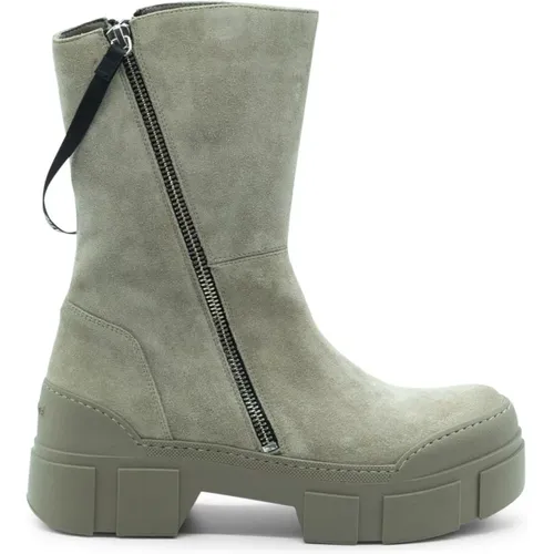 Roccia Ankle Boot aus Sand Spaltleder , Damen, Größe: 36 EU - Vic Matié - Modalova