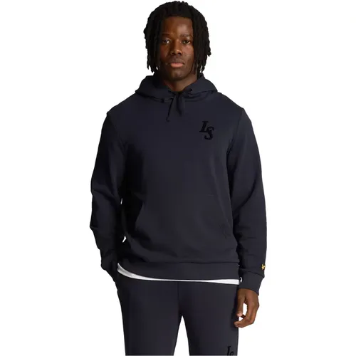 Club Emblem Kapuzenpullover , Herren, Größe: 2XL - Lyle & Scott - Modalova