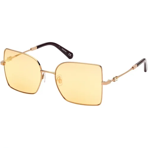 Bronze Gold/ Sunglasses Sk0353 , unisex, Sizes: 57 MM - Swarovski - Modalova