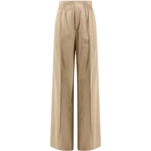 High Waist Wool Trousers , female, Sizes: XS - Chloé - Modalova