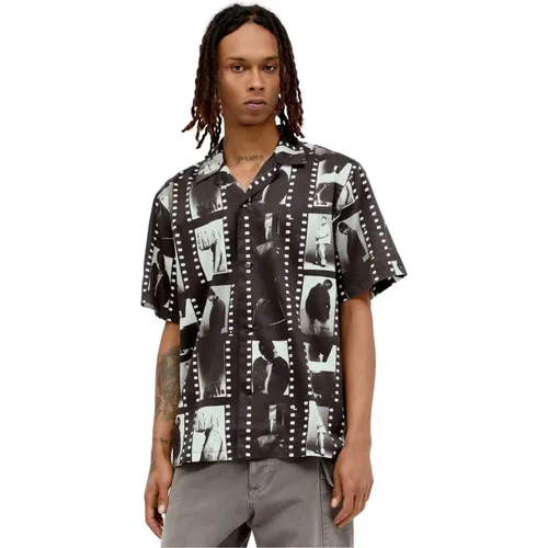 Shirt mit Grafischem Print und Reverskragen , Herren, Größe: S - Carhartt WIP - Modalova