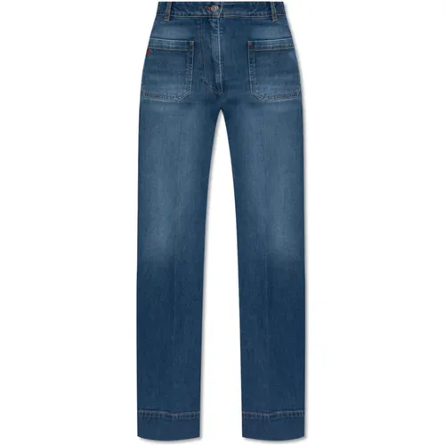 Jeans mit weiten Beinen - Victoria Beckham - Modalova