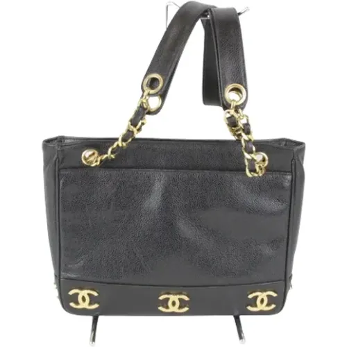 Pre-owned Leather totes , female, Sizes: ONE SIZE - Chanel Vintage - Modalova