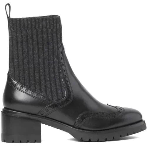 Stylish Leather Boots , female, Sizes: 4 1/2 UK, 6 UK, 4 UK, 5 UK - Santoni - Modalova