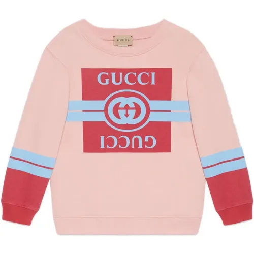 Gestreifte Crewneck Pullover für Kinder - Gucci - Modalova
