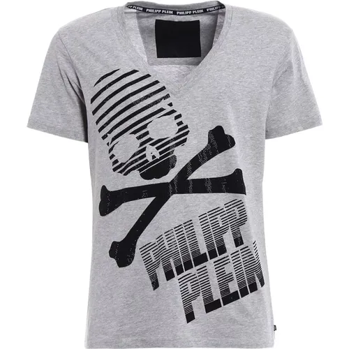 Cotton Logo T-Shirt , male, Sizes: S - Philipp Plein - Modalova