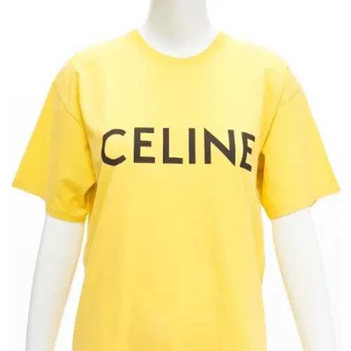 Pre-owned Cotton tops , female, Sizes: S - Celine Vintage - Modalova