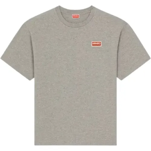 Logo Paris Oversized T-Shirt for Men , male, Sizes: XL - Kenzo - Modalova