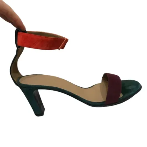 Pre-owned Suede sandals , female, Sizes: 5 UK - Hermès Vintage - Modalova
