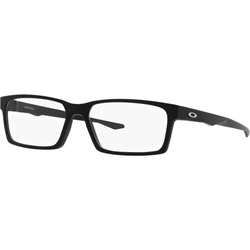 Mattschwarze Brillengestelle , unisex, Größe: 59 MM - Oakley - Modalova