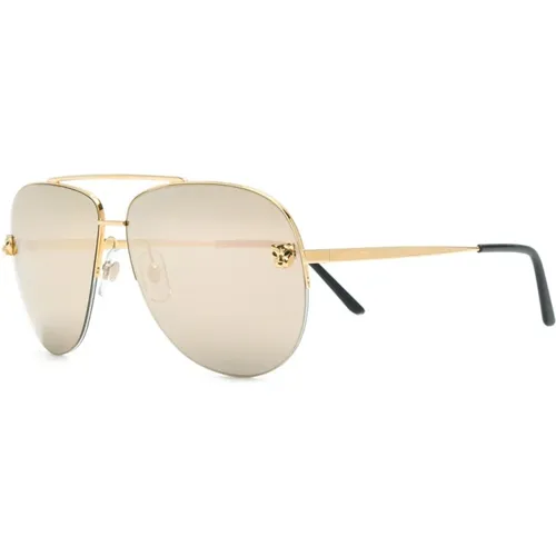 Ct0065S 002 Sunglasses , female, Sizes: 60 MM - Cartier - Modalova