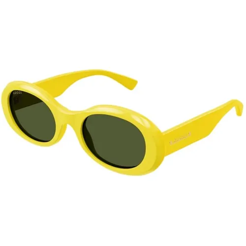 Gelb Grüne Sonnenbrille Gg1587S 004 - Gucci - Modalova