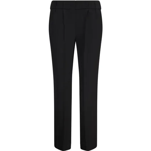 Schwarze Slim-Fit Hose mit elastischem Bund - BRUNELLO CUCINELLI - Modalova