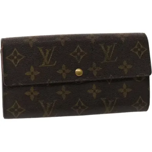 Pre-owned Canvas wallets , female, Sizes: ONE SIZE - Louis Vuitton Vintage - Modalova