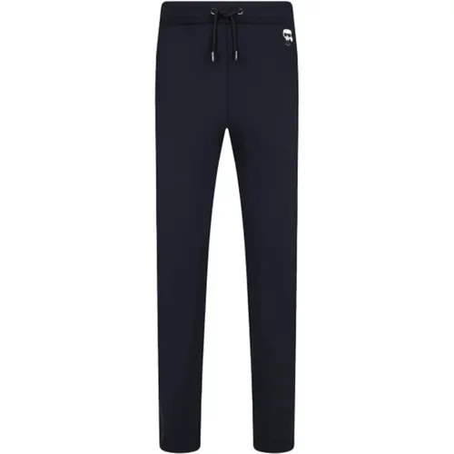 Cotton Logo Sweatpants , male, Sizes: XL, L, S - Karl Lagerfeld - Modalova