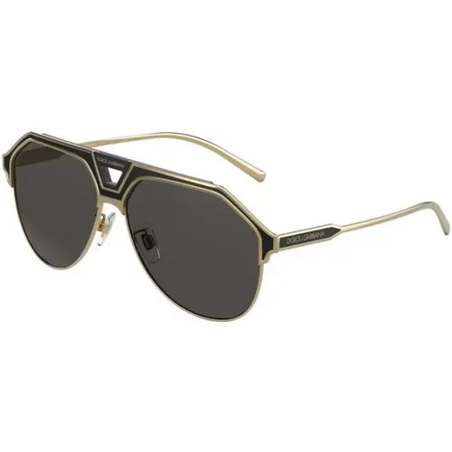 Luxuriöse Sonnenbrille mit Goldrahmen , unisex, Größe: 60 MM - Dolce & Gabbana - Modalova