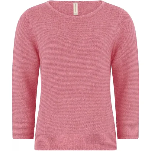 Strukturierter A-Shape Jumper Bluser , Damen, Größe: M - Skovhuus - Modalova