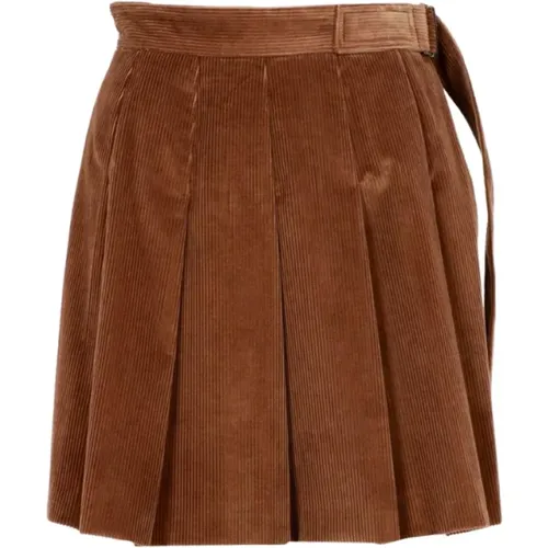 Zucca Pleated Skirt , female, Sizes: 2XS, S - Max Mara - Modalova