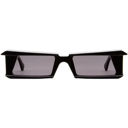 Graue Sonnenbrille Damen Accessoires Ss24 , Damen, Größe: 56 MM - Kuboraum - Modalova