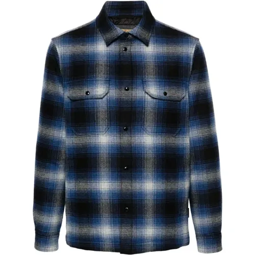 Logo Shirt for Men , male, Sizes: M, S, XL - Woolrich - Modalova