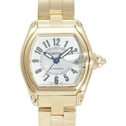 Pre-owned Stainless Steel watches , male, Sizes: ONE SIZE - Cartier Vintage - Modalova