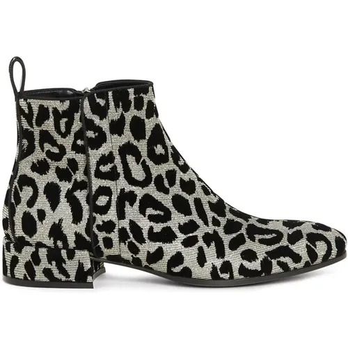 Leopard Ankle Boots , female, Sizes: 2 1/2 UK, 3 1/2 UK, 4 1/2 UK, 4 UK, 5 1/2 UK - Dolce & Gabbana - Modalova