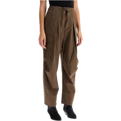 Cargo Pants with Adjustable Waist , female, Sizes: 2XS, XS, S - Isabel Marant Étoile - Modalova