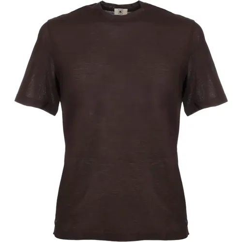Artico T-Shirt - Braun , Herren, Größe: XL - Kired - Modalova