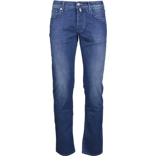 Blaue Baumwollmischung Jeans Ss21 , Herren, Größe: W32 - Jacob Cohën - Modalova