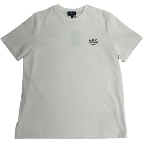 Cotton T-shirt - S , male, Sizes: 2XL - A.p.c. - Modalova
