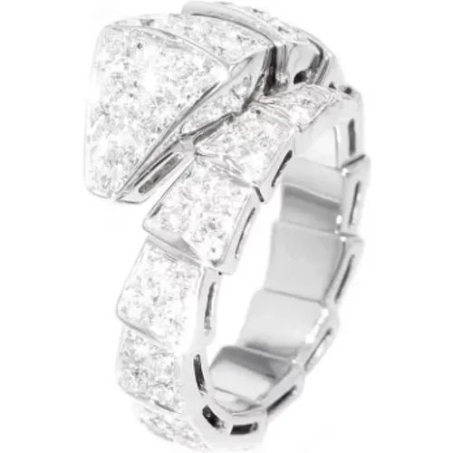 Pre-owned White Gold rings , female, Sizes: ONE SIZE - Bvlgari Vintage - Modalova