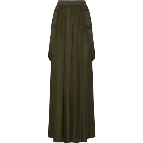 Silk Long Skirt , female, Sizes: S, L, M - Max Mara - Modalova