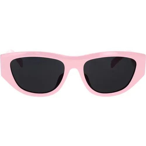 Stilvolle Cat-Eye Sonnenbrille in Hellrosa - Celine - Modalova