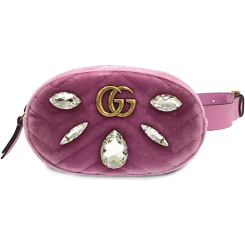 Pre-owned Velvet shoulder-bags , female, Sizes: ONE SIZE - Gucci Vintage - Modalova