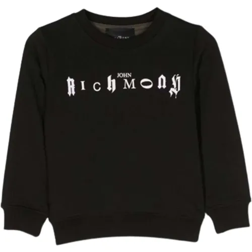 Sweatshirt mit kontrastierendem Logo,Sweatshirt mit Kontrastlogo für Mädchen - John Richmond - Modalova