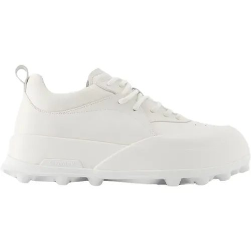 Leather Sneakers , male, Sizes: 6 UK, 7 UK, 11 UK, 9 UK, 8 UK, 10 UK - Jil Sander - Modalova