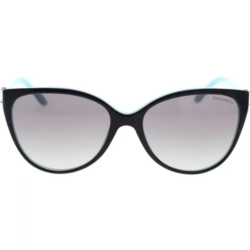 Cat-Eye Sunglasses with Feminine Details , female, Sizes: 58 MM - Tiffany - Modalova