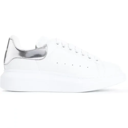 Weiße Silberne Sneakers - alexander mcqueen - Modalova