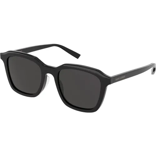 Schwarz/Graue Sonnenbrille SL 457 , unisex, Größe: 53 MM - Saint Laurent - Modalova