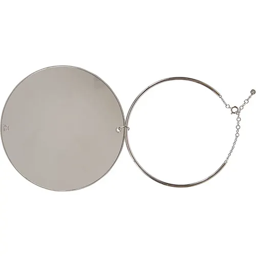 Silver Circle Jewelry , female, Sizes: ONE SIZE - Courrèges - Modalova