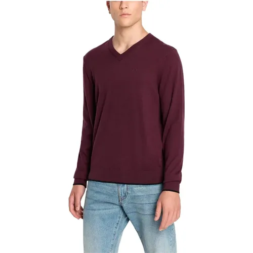 Mens Autumn/Winter Cotton Cashmere Sweater , male, Sizes: XL - Armani Exchange - Modalova