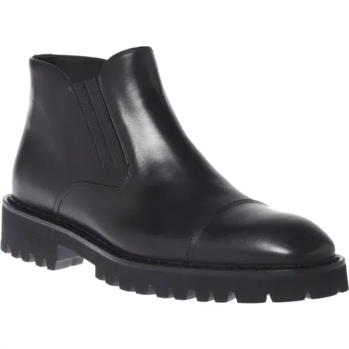 Ankle boots in leather , Herren, Größe: 41 EU - Baldinini - Modalova