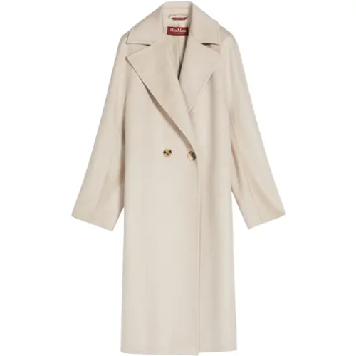 Double-Breasted Cocoon Coat , female, Sizes: S, 2XS, 3XS - Max Mara - Modalova