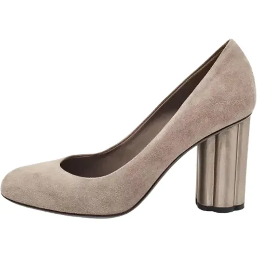 Pre-owned Wildleder heels , Damen, Größe: 37 EU - Salvatore Ferragamo Pre-owned - Modalova