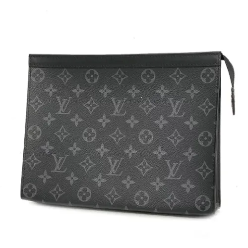Pre-owned Fabric clutches , male, Sizes: ONE SIZE - Louis Vuitton Vintage - Modalova